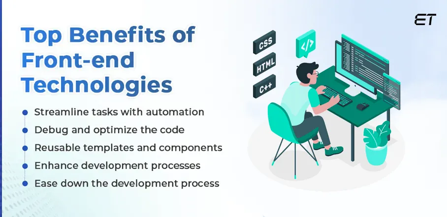 Front end Technologies to Develop Applications- Top Benefits of Front end Technologies