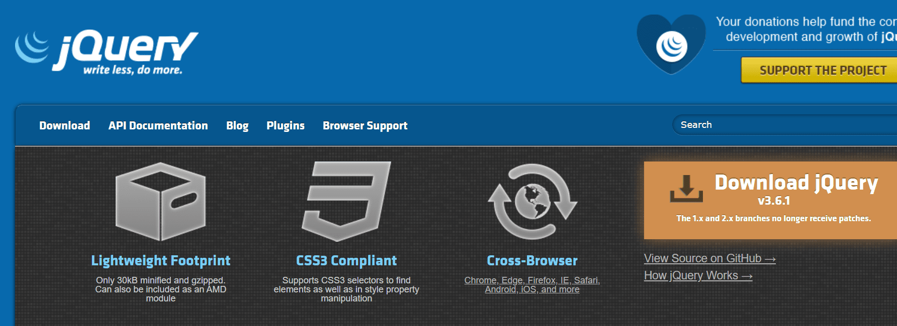 Frontend Development Frameworks: Which One Is Right for You? 12 Jquery : Write less do more.