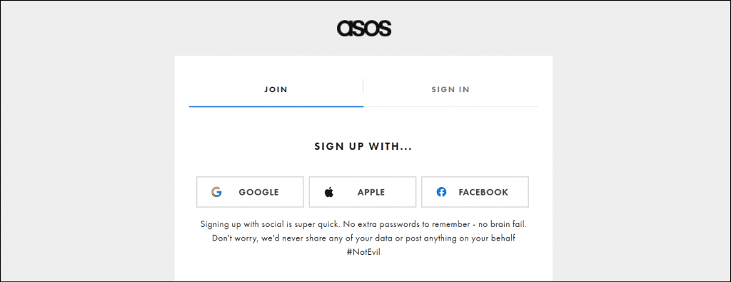 Use Social Media Login Options
