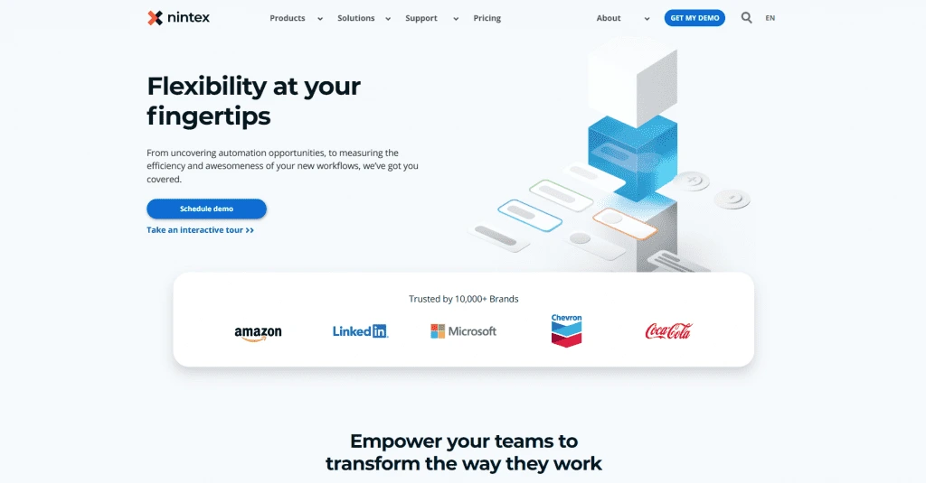 Nintex Website Overview
