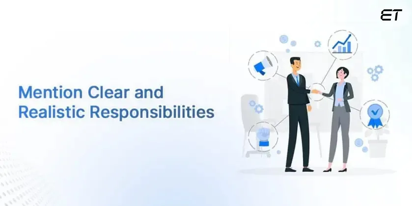 Building a Web Development Team Structure - Tips for Success 12 Mention Clear and Realistic Responsibilites