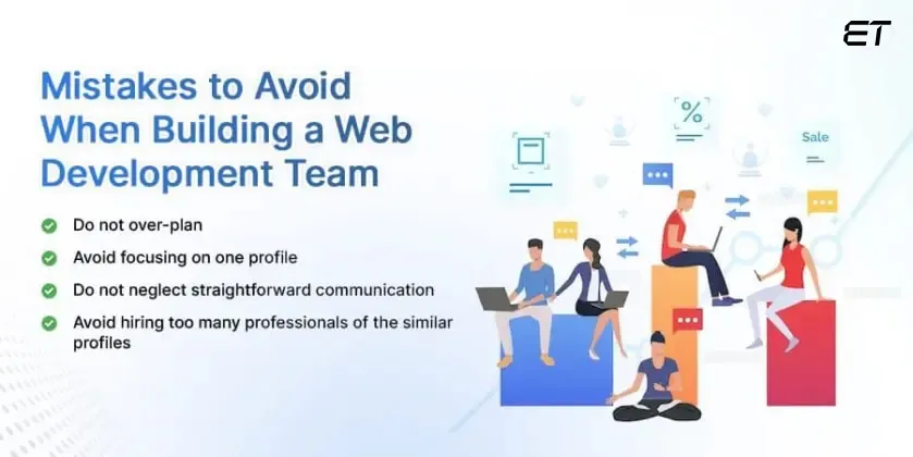 Building a Web Development Team Structure - Tips for Success 11 What to Avoid When Building a Web Development Team In 2026