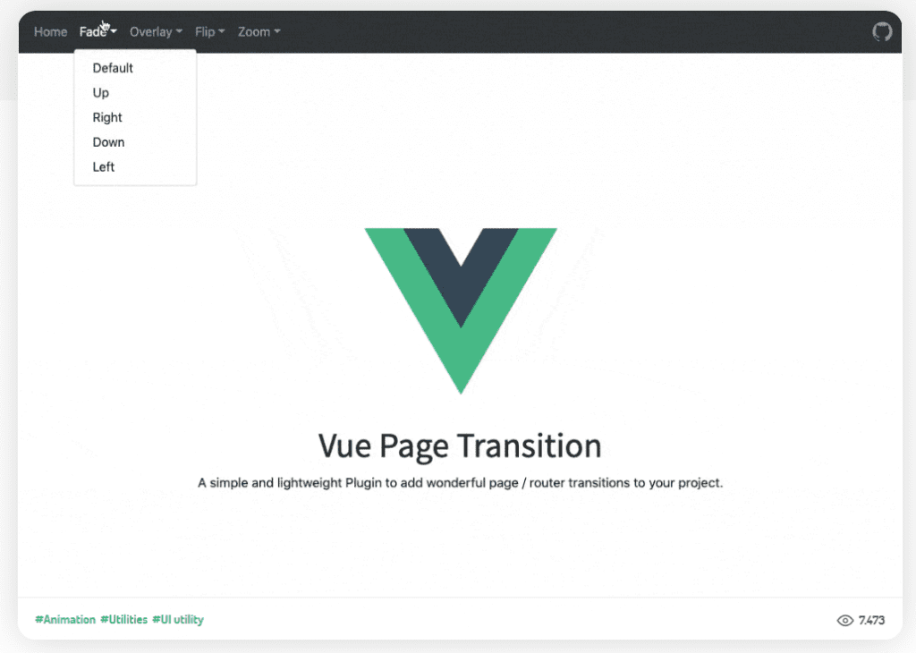 Exploring Vue Animation Libraries: A Top 10 List 5 Vue Page Transition