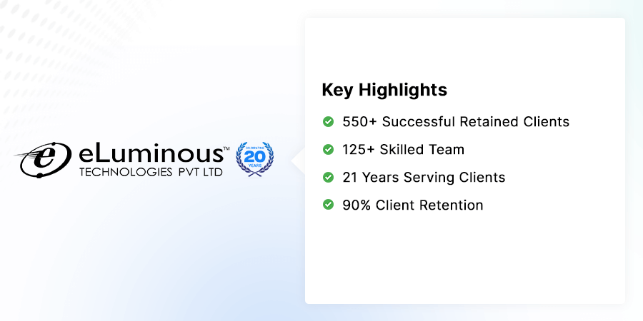 Top 10 Digital Transformation Agencies Transforming Tomorrow 11 eLuminous Technologies