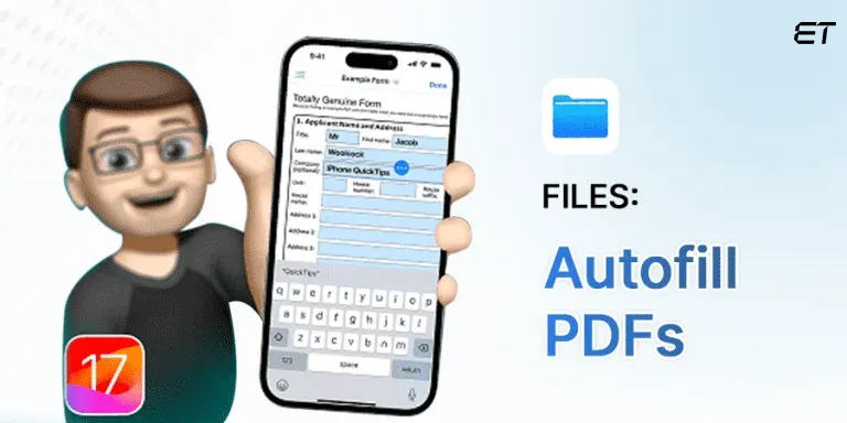 Enhanced AutoFill for PDFs