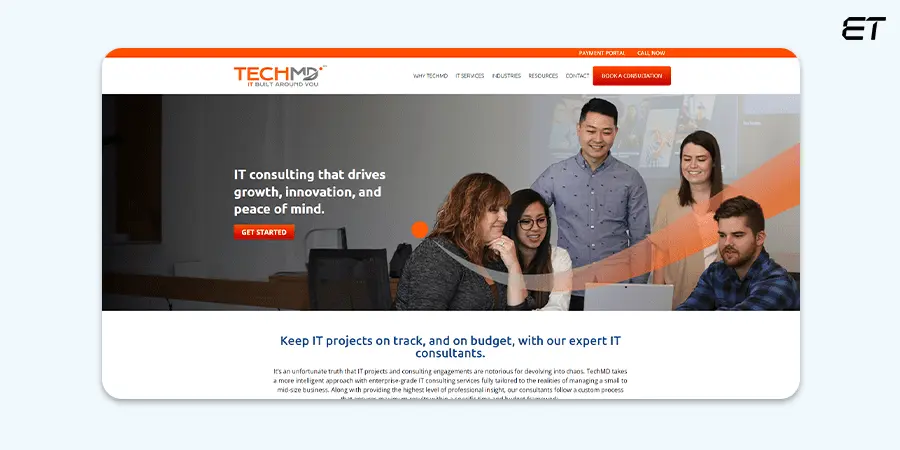 Top 10 IT Consulting Firms in USA 2025 2 TechMD