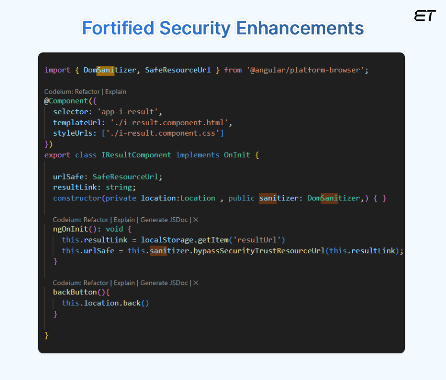What's New in Angular 18? Ultimate Guide, Latest Features & Updates 5 Fortified Security Enhancements