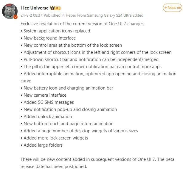 Samsung One UI 7.0: A Major Leap in User Experience 1 What's New in One UI 7.0