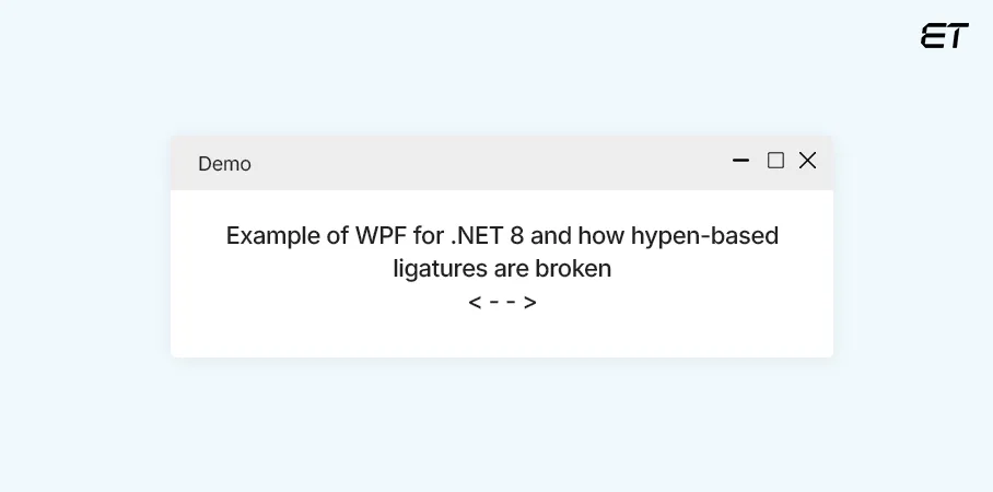Hyphen-Based Ligature Support