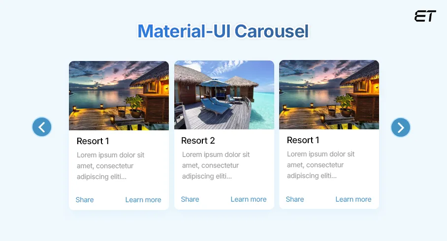 Material-UI Carousel