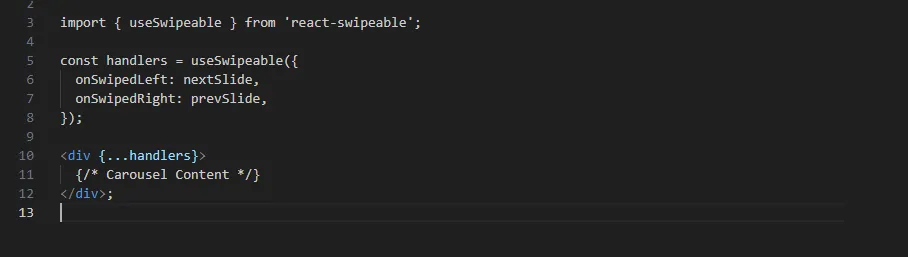 Swipe Gestures for Mobile
