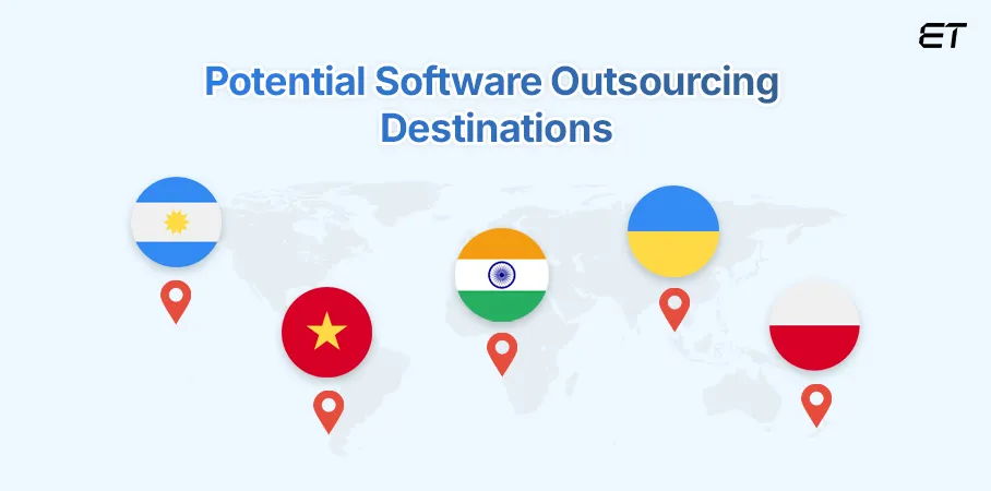 A Quick Glimpse of the Best Countries to Outsource Software Development