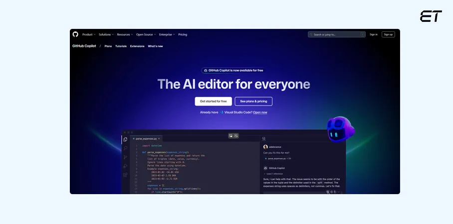 The Top 10 Generative AI Tools to Ace the New Era 14 GitHub Copilot