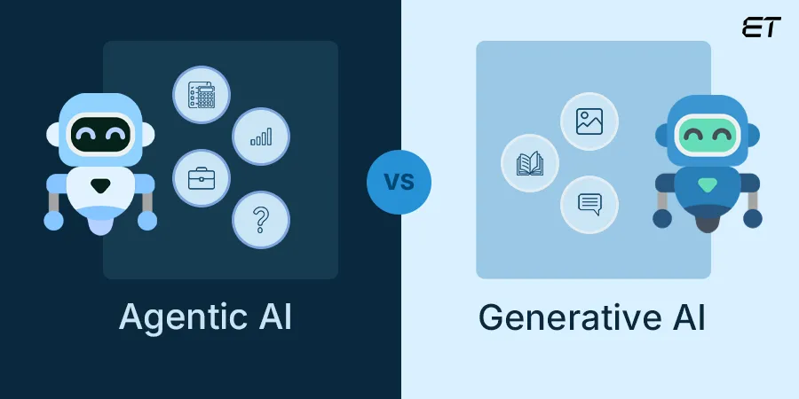 Agentic AI vs Generative AI Understanding the Differences