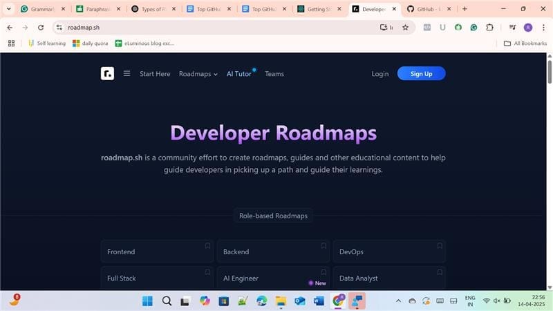 Developer Roadmaps