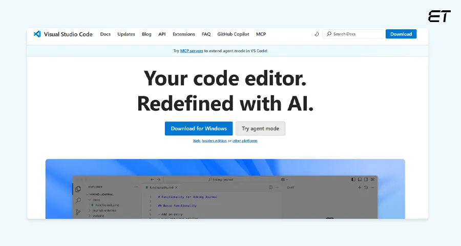 Web Development Tools: 12 Power Picks for Code, Design, and Performance 9 Visual Studio Code (VCS)