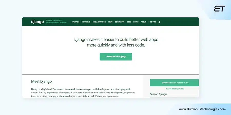 Python Web Frameworks in 2026 - CTO's Strategic Guide 2 Django