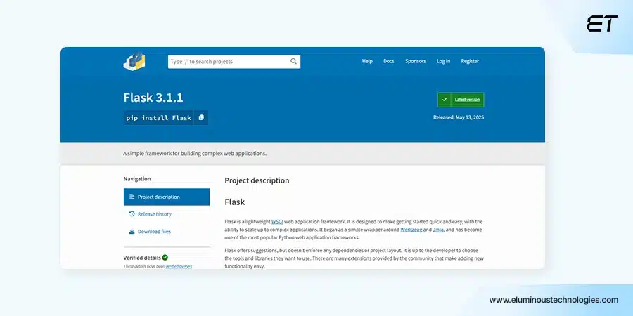 Python Web Frameworks in 2026 - CTO's Strategic Guide 4 Flask